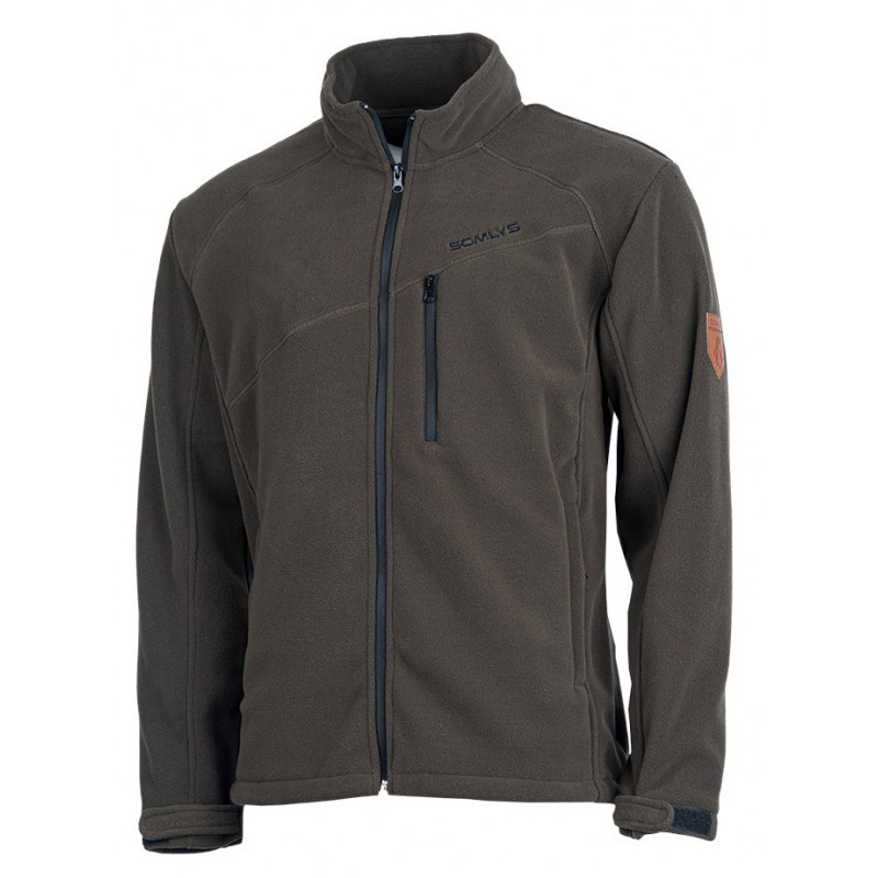 Blouson polaire haute densité Somlys 401 pour chasse en forêt et randonnée hivernale