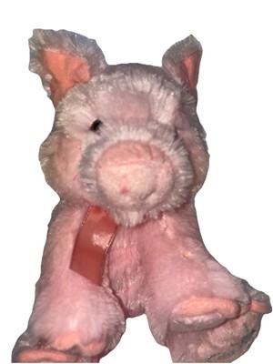 Russ Berrie SHINING STARS Pink Pig Cuddly Plush New without Code
