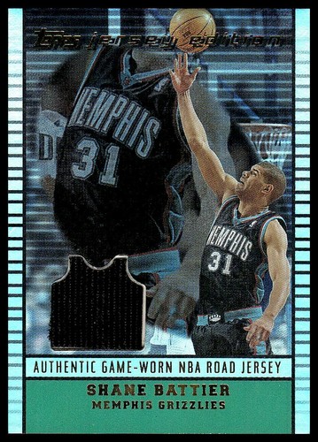 2002-03 Topps Jersey Edition / Shane Battier GAME-USED PATCH RELIC