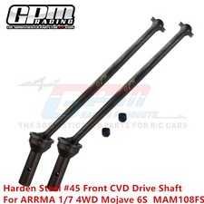 GPM Harden Steel 45 Front CVD Drive Shaft For ARRMA 1/7 4WD Mojave 6S ARA310954