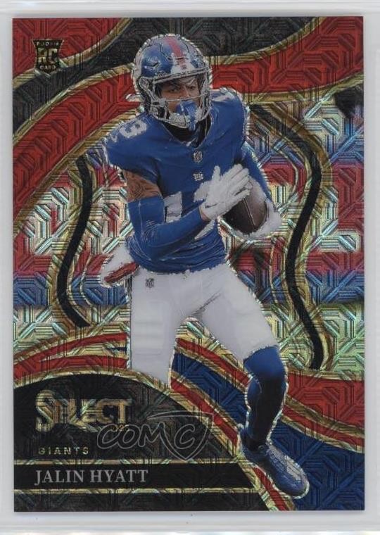2023 Panini Select Club Level Red Prizm 46/49 Jalin Hyatt #263 Rookie RC 11fq