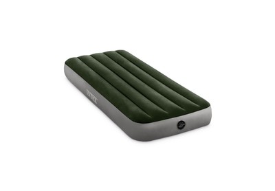 Intex 64106E Dura-Beam Prestige Downy Air Mattress: Fiber-Tech Single, Green 