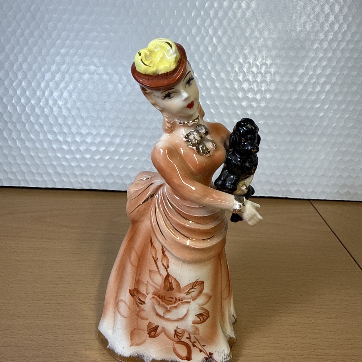 Vintage Rare 1950's Lipper & Mann Creations Figurine Lady Holding