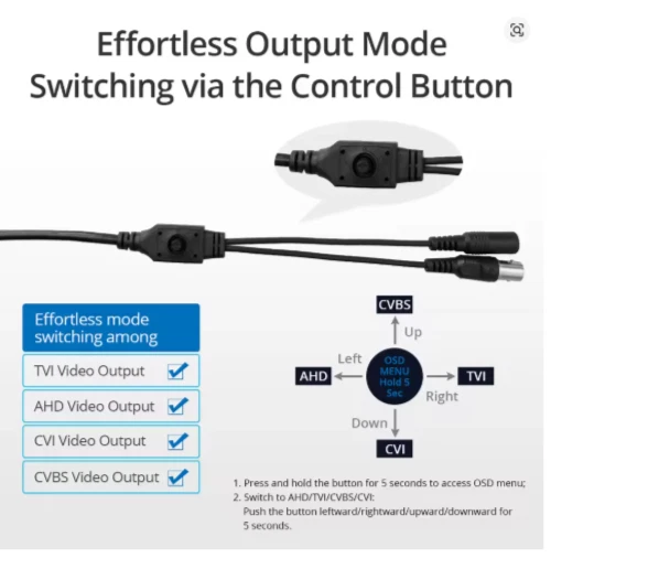 Cámara CCTV exterior SANNCE 1080P 2 MP 100 pies IR visión nocturna resistente a la intemperie Foto 3 de 4