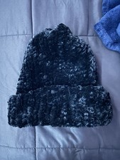 Handmade Crochet Velvet Yarn Beanie (navy Blu...
