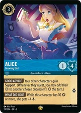 Alice 137/204/DE-2/Rise of the Floodborn/Disney Lorcana/TCG/Legendary