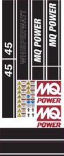 Fits Multiquip Generator WhisperWatt Decals DCA 45 KVA Replacement Sticker Set