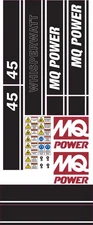 Fits Multiquip Generator WhisperWatt Decals DCA 45 KVA Replacement Sticker Set