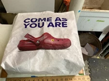 Crocs Reusable Shopping Tote Bag come as ur Bright Colorful Advertising Graphic