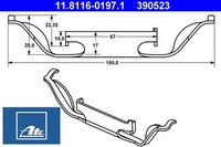 ATE 11.8116-0197.1 Feder FüR Bremssattel FüR BMW