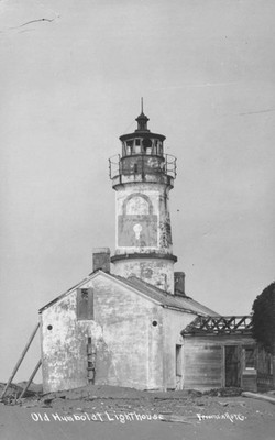 Old Humboldt Lighthouse Eureka California CA - Reprint