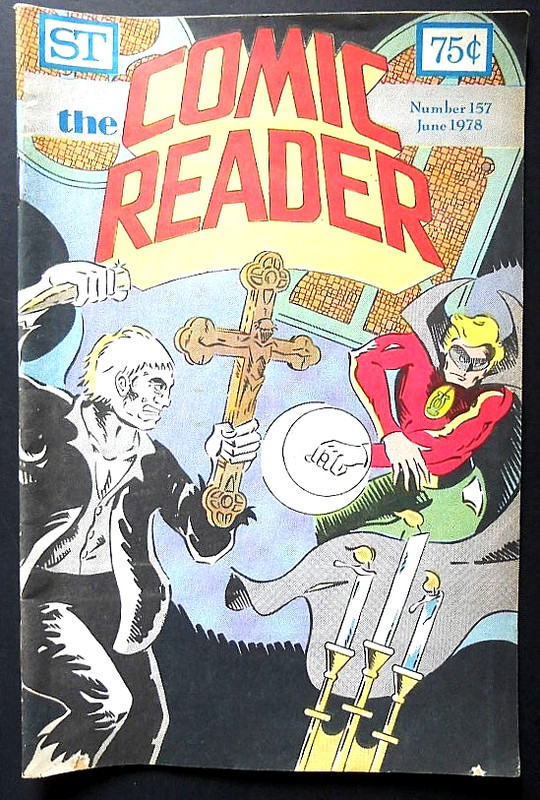 COMIC READER #157 STREET ENT 1978~GREEN LANTERN/SOLOMON GRUNDY/WIZARD cvr~vg/vg+