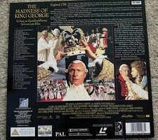 THE MADNESS OF KING GEORGE - NIGEL HAWTHORNE - HELEN MIRREN MINT LASERDISC
