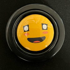 Miata Yellow Pop-up Face Horn Button For Sparco Omp Momo Nardi Steering Wheel Miata Yellow Pop-up Face Horn Button For Sparco Omp Momo Nardi Steering Wheel