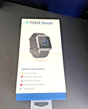 Fitbit Blaze Smart Fitness Watch FB502 Black w/ Charger Box