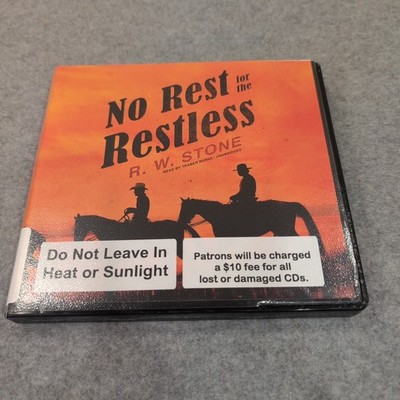 No Rest for the Restless R.W. Stone Audio CD Unabridged Western Fiction 5 CDs