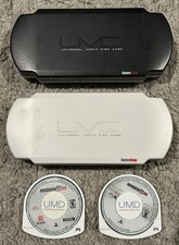 2 Gamestop UMD Universal Media Disc Carrying Case(Holds 8 Disc Each) & 2 Games