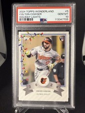 2024 Topps Wonderland Colton Cowser Rookie Holiday Lights #10/10 PSA 10 RC