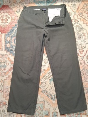 Patagonia Organic Cotton Pants Mens GI III STY 55840 SZ 32x29 Forge Gray Hike