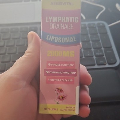 AEGISVITAL Liposomal Lymphatic Drainage Immune Detox 2000mg 2 fl oz