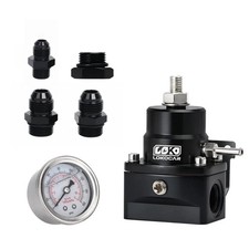 Fuel Pressure Regulator An8 Feed An6 Return Line 0-160psi Gauge Set