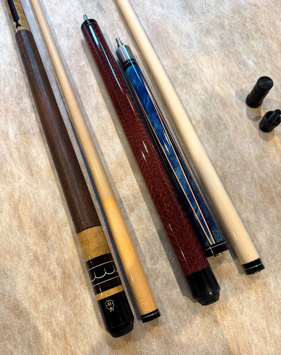McDermott M8-01 & Unknown manufacturer break jump Billiard cue