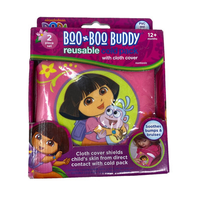 Nickelodeon Dora Boo Boo Buddy Reusable Cold Pack with Cloth Cover 12 + Months