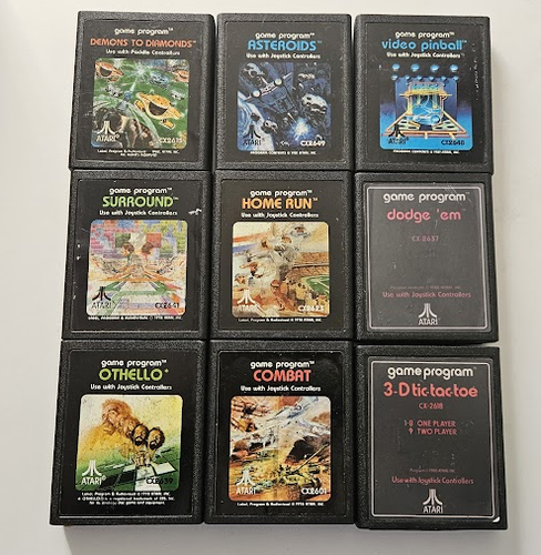 Lot Surprise De Jeux Vidéo Atari 2600 - Garantie 50€ De Valeur - Envoi Aléatoire