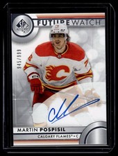 2023-24 Future Watch Auto Martin Pospisil Rookie Auto 945/999 Calgary Flames