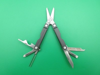 Leatherman Micra Gray Folding Multi Tool Knife Keychain #99A