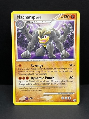 Machamp 31/130 Rare Diamond & Pearl Pokemon Lightly Played