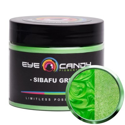 Eye Candy Pigments Premium Green Mica Powder - Sibafu Green (50gr) - for Epox...