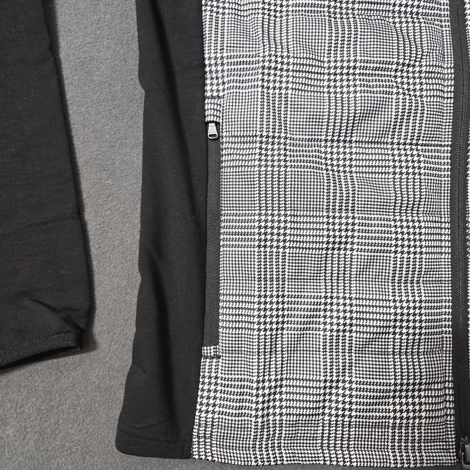 Chaqueta a Cuadros RLX Ralph Lauren Golf Glen Para Hombres M Pata de Gallo Negra $268 Masters Foto 3 de 4