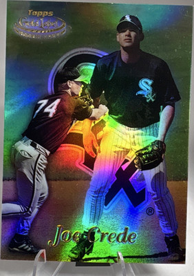 Topps 1999 Gold Label Joe Crede Chicago White Sox Baseball Card Class 1 #62
