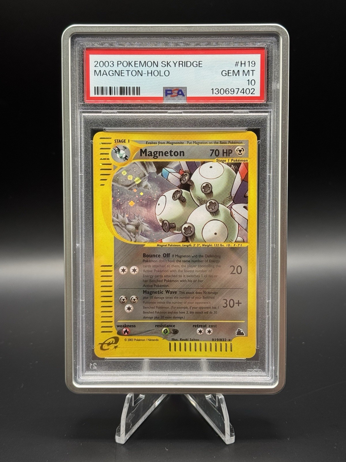 Magneton H19/H32 Skyridge Holo PSA 10 Gem Mint NEW CERT