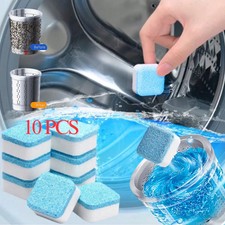 10 PCS Washing Machine Cleaner Finally Fresh White Count Laundry Powder Tablets