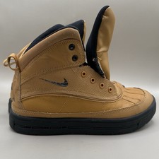 Nike ACG Waterproof SZ 5Y Woodside 2 High Wheat/Black Weather Boots 524872-703