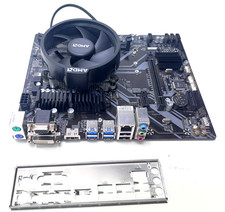 Gigabyte B450M S2H Motherboard + AMD Ryzen 5 3600 + Heatsink + Backplate