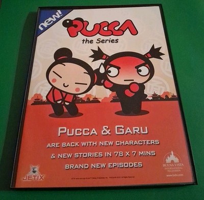 pucca様ご依頼用s Pucca & Garu Animated Series Framed Print Ad 2004 8.5x11 | eBay