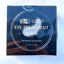 🥇 Eye Treatment Mask - 24K GOLD - 60 pieces = 30 pairs - BRAND NEW sealed box