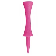 2 3/8" Pink Plastic Step Down Golf Tees (100 Count)