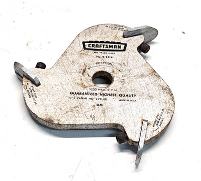 X0) Vintage Sears Craftsman No. 9-3214 Formkopf  Formkopfschneider