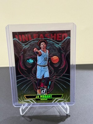 2025-26 Panini Donruss Ja Morant Unleashed Yellow Lava 12/15 SN SSP