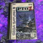 P.T.O II 2 Pacific Theater Operations Sega Saturn Complete Tested CIB Clean Disc