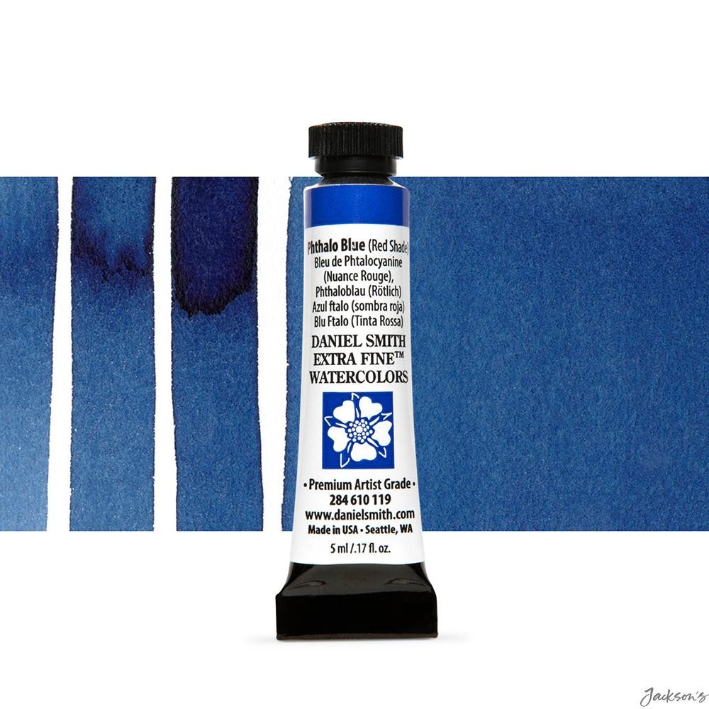 Daniel Smith Watercolour Paint Tube 5ml Phthalo Blue Red Shade Artist Painting