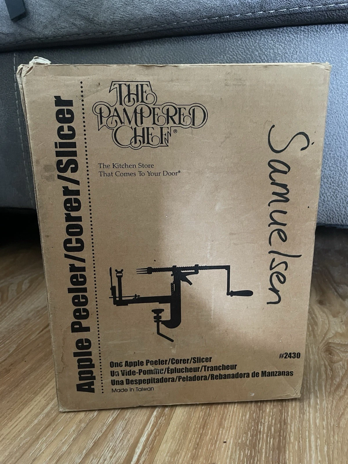 Pampered Chef Apple Peeler Corer Slicer 2430 Manual Hand Crank Clamp Base
Opens in a new window or t