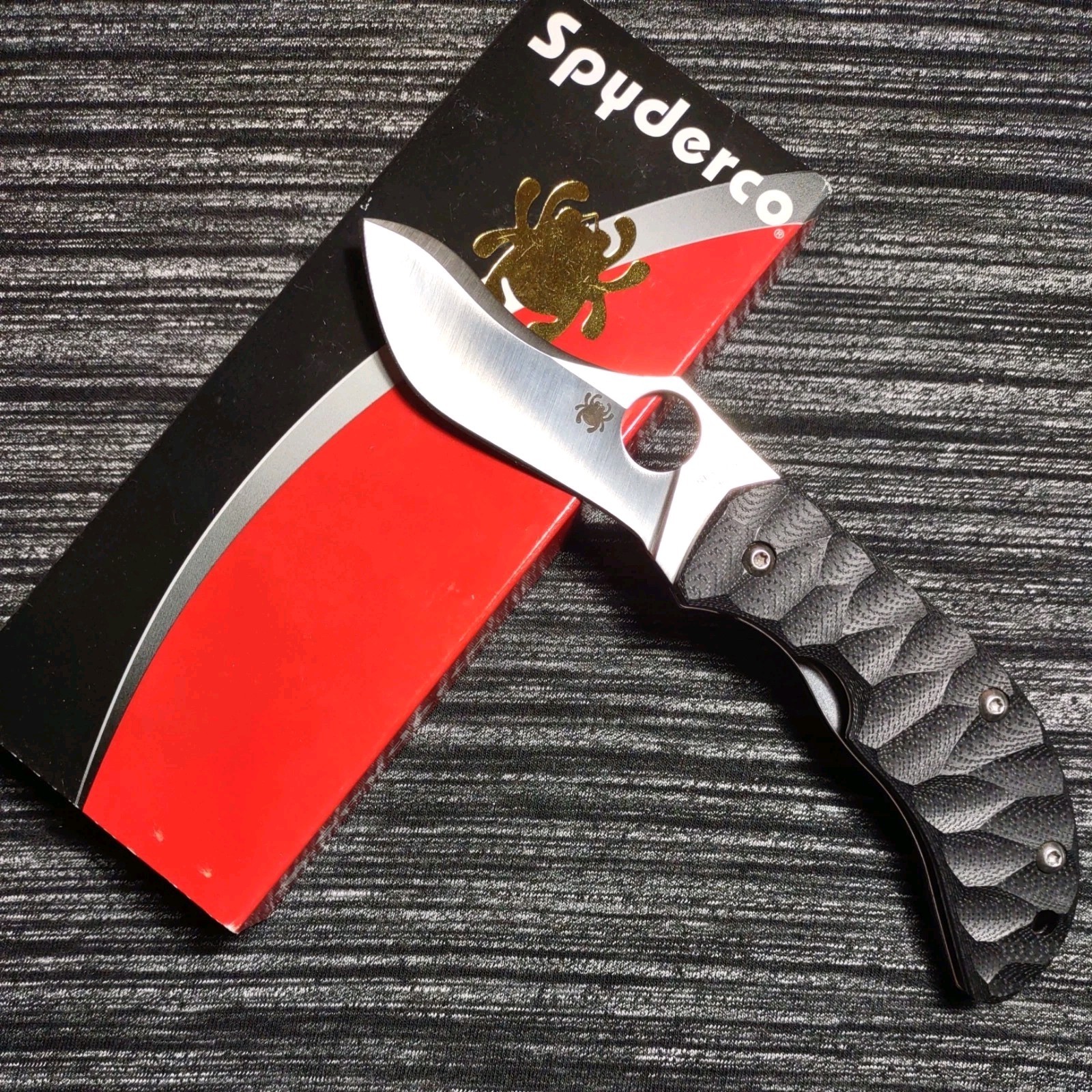 Rare Spyderco Zulu C145GP Black G-10 CPM S30V Jens Anso