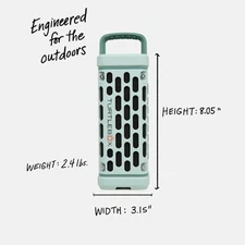 TurtleBox Ranger Loud! Outdoor Portable Bluetooth Waterproof River Rock Speaker