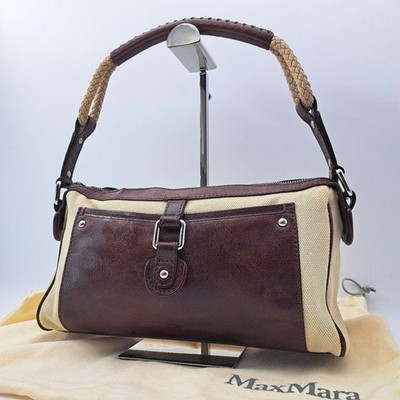 MaxMara Handbag Shoulder Bag Leather Authentic