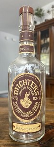 2022 Michter’s Toasted Barrel Sour Mash Empty Bottle Signed Dan McKee